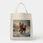 Yorkshire Terrier Lebensmittelgeschäft Tasche, Yor Tragetasche (Rückseite)