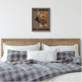 Yorkshire Terrier Leinwand Art (Insitu (Schlafzimmer))