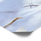 Yorkshire Terrier Let It Snow Christmas Poster (Ecke)