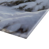 Yorkshire Terrier Let It Snow Christmas Schneidebrett (Ecke)