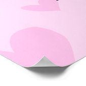 Yorkshire Terrier Liebe (langes Haar mit Bogen) Poster (Ecke)