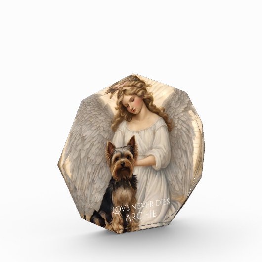 Yorkshire Terrier Liebe Never dies Memorial Fotoblock (Links)