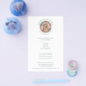 Yorkshire Terrier Logo Friseursalon Flyer (Einzeln)