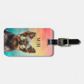 Yorkshire Terrier Luggage Tag Gepäckanhänger (Vorderseite horizontal)