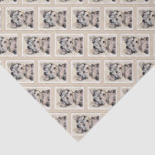 Yorkshire-Terrier-Malerei - niedliche Seidenpapier (Ausschnitt)