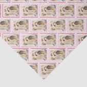 Yorkshire-Terrier-Malerei - niedliche Seidenpapier (Ausschnitt)