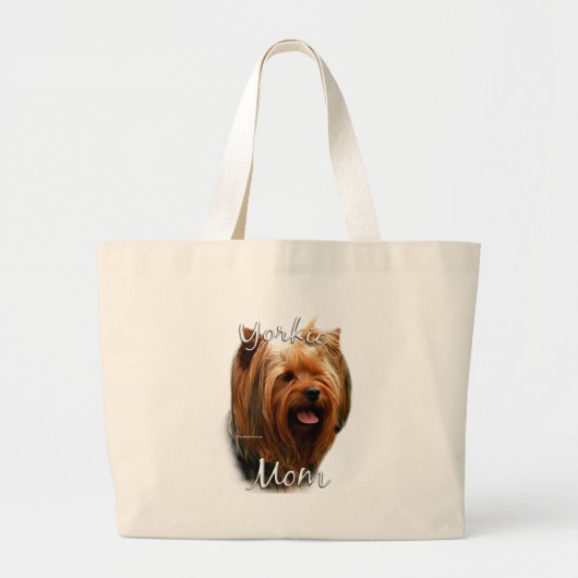 Yorkshire Terrier Mama 2 Jumbo Stoffbeutel (Vorne)