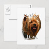 Yorkshire Terrier Mama 2 Postkarte (Vorne/Hinten)