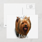 Yorkshire Terrier Mama 2 Postkarte (Vorne/Hinten)