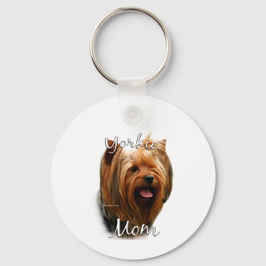 Yorkshire Terrier Mama 2 Schlüsselanhänger (Vorderseite)