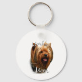 Yorkshire Terrier Mama 2 Schlüsselanhänger (Rückseite)