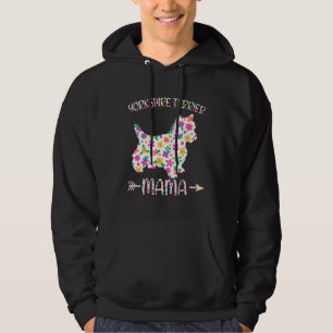 Yorkshire Terrier Mama Floral Hundemama Muttertag Hoodie
