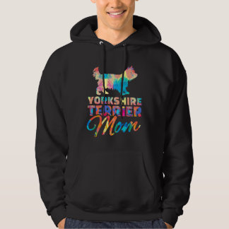 Yorkshire Terrier-Mama-Frau Malerei Hoodie