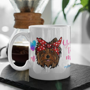 Yorkshire Terrier Mama Süße Muttertags Hunde Liebh Kaffeetasse