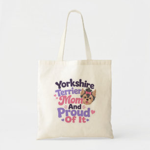 Yorkshire Terrier Mama und stolz darauf Tragetasche