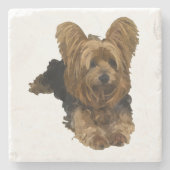 Yorkshire Terrier Marble Untersetzer (Vorderseite)