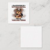Yorkshire Terrier Mitteilungskarte (Vorne/Hinten)