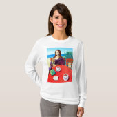 Yorkshire Terrier Mona Lisa T-Shirt (Vorne ganz)