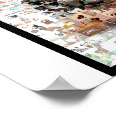 Yorkshire Terrier Montage Poster (Ecke)