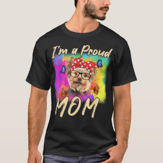 Yorkshire Terrier Mother's Day I am Proud Yorkie M T-Shirt