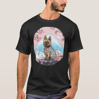 Yorkshire Terrier Mount Fuji Funny Dog Sehenswürdi T-Shirt