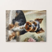 Yorkshire Terrier Niedlich Dog Puzzle (Horizontal)