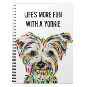 Yorkshire Terrier Notebook 6,5" x 8,75" Notizblock