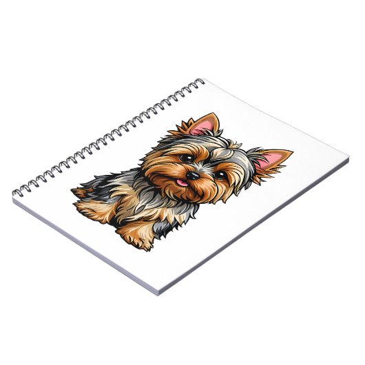 Yorkshire Terrier Notizblock (Linke Seite)