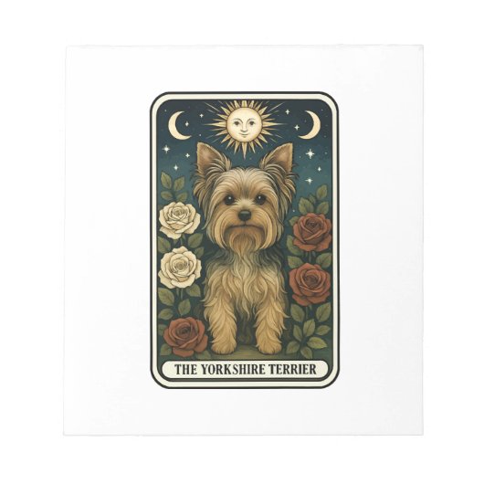 Yorkshire-Terrier Notizblock (Vorderseite)