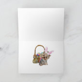 Yorkshire Terrier Oaster Cards Feiertagskarte (Innenseite)