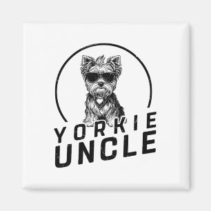 Yorkshire Terrier Onkel Geschenke Lustige Hundebes Magnet