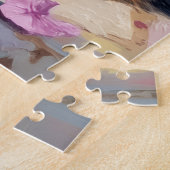 Yorkshire Terrier Orchideengarten Kunst Puzzle (Seite)