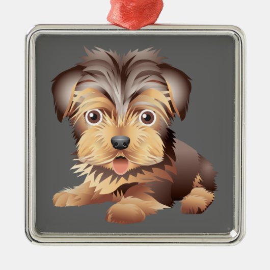 Yorkshire Terrier Ornament (Vorne)