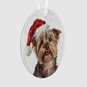 Yorkshire Terrier Ornament (Vorderseite)