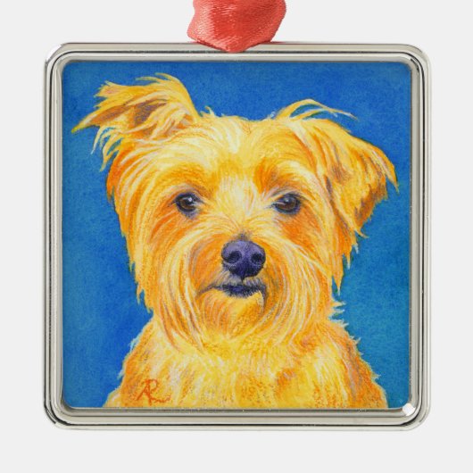 Yorkshire Terrier Ornament - "Sammy" (Vorne)