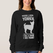 Yorkshire Terrier Owner Sweatshirt (Vorderseite)