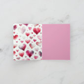 Yorkshire Terrier Paar Valentinstag Karte (Innenseite)