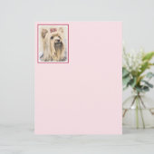 Yorkshire Terrier Painting - Niedliche Original Do (Stehend Vorderseite)