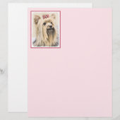 Yorkshire Terrier Painting - Niedliche Original Do (Vorne/Hinten)