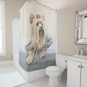 Yorkshire Terrier Painting - Niedliche Original Do Duschvorhang (Beispiel)