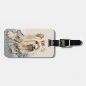 Yorkshire Terrier Painting - Niedliche Original Do Gepäckanhänger (Vorderseite horizontal)