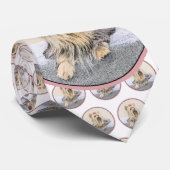 Yorkshire Terrier Painting - Niedliche Original Do Krawatte (Gerollt)