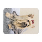 Yorkshire Terrier Painting - Niedliche Original Do Magnet (Horizontal)