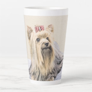 Yorkshire Terrier Painting - Niedliche Original Do Milchtasse