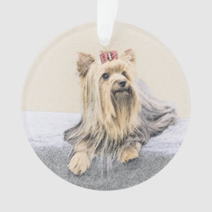 Yorkshire Terrier Painting - Niedliche Original Do Ornament