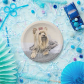 Yorkshire Terrier Painting - Niedliche Original Do Pappteller (Party)