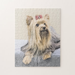Yorkshire Terrier Painting - Niedliche Original Do Puzzle