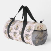 Yorkshire Terrier Painting Niedliche Original Dog Duffle Bag (Rechte Ecke)