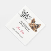 Yorkshire Terrier Paper Napkin Serviette (Ecke)