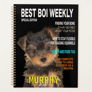Yorkshire Terrier Parody Magazine Cover Planer